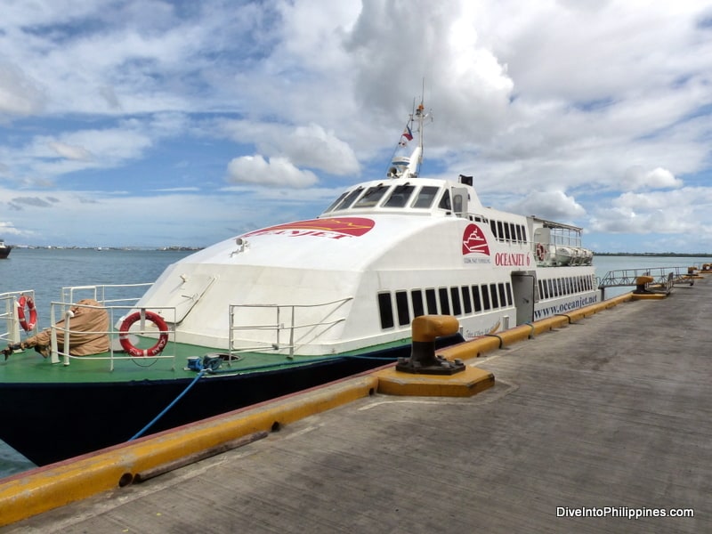 OceanJet ferry cebu city