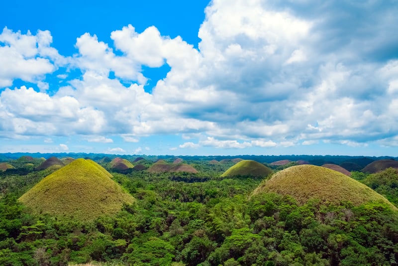 Chocolate Hills, Bohol - Philippines backpacking 3 weeks