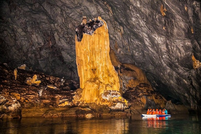 Inside cave underground River Puerto Princesa Palawan