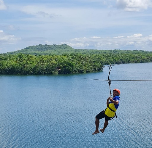 Zipline at Lake Danao Park