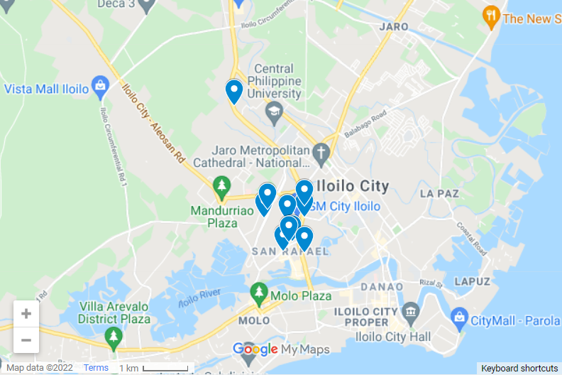 Best Hotel Near SM City Iloilo map